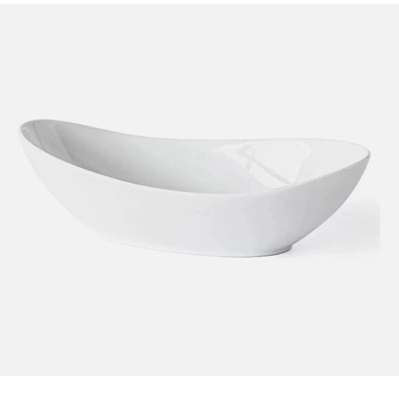 NEW! Over & Back Stoneware Serving Bowls in White 4 Piece - Picture 5 of 7